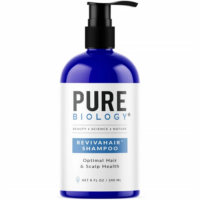 Pure Biology Premium Revivahair Shampoo 퓨어 바이올로지 프리미엄 리바이바헤어 샴푸 8oz(240ml), 1개, 240ml - 쿠팡