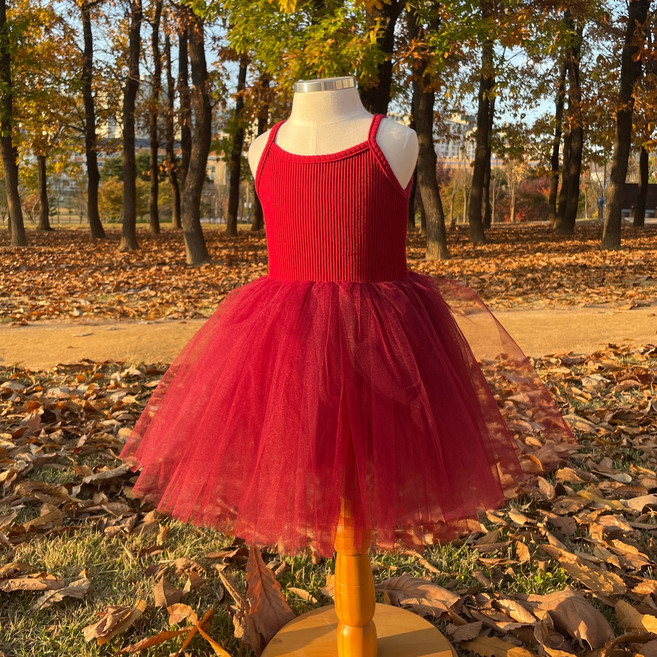 하우웰 슈가골지 튜튜 나시 원피스