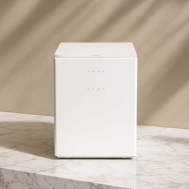 [독일브랜드] 에어클린 음식물처리기 3L 스퀘어형 고온건조 자동세척 저소음 2중필터 가정용, 사각 음식물처리기 3L