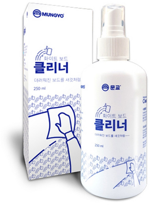 문교 화이트보드 크리너 250ml 칠판 클리너, 단품