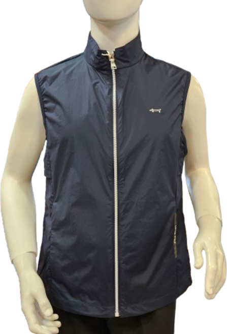 루이까스텔 남성 늦봄초여름 뒤후라시 홑겹 바람막이 조끼 뉴코아인천점