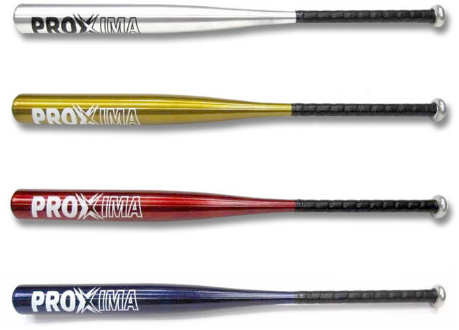 프록시마 프록시마 고급 알루미늄 야구배트, 실버, 1개