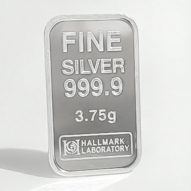 실버바 999.9% 포나인 3.75g 순은 은테크 은시세 투자용 은바 은괴