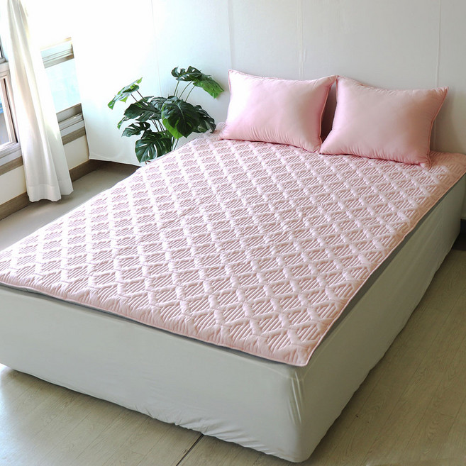 디메이드베딩 누빔 요커버 슈퍼싱글 퀸 킹 사이즈, 요커버 인디핑크