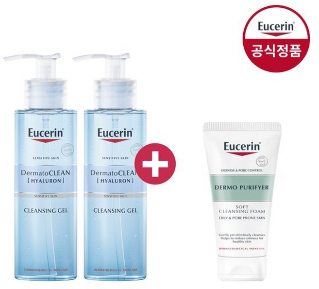 더머토클린 리프레싱 클렌징 젤 증정클렌징폼, 2개, 200ml