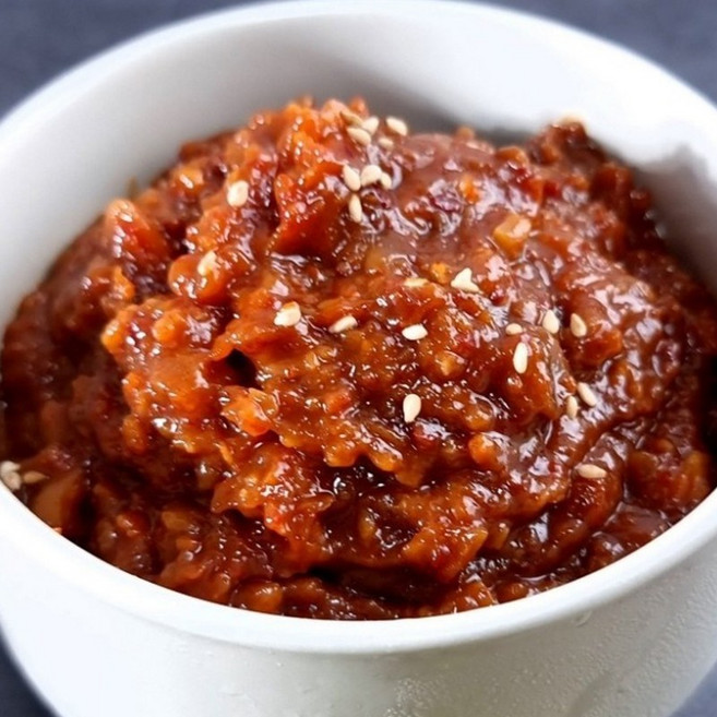 [국산]맛깔나는 쌈장 / 국산콩 재래 된장과 고추장의 맛있는 하모니, 1개, 500g