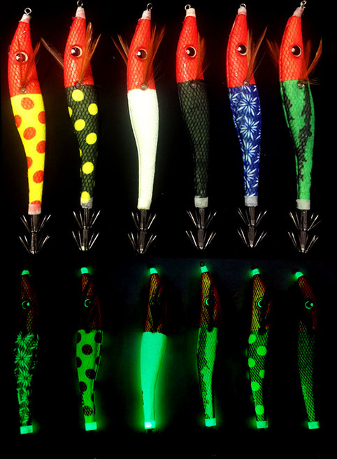 나라샵 새우형 한치메탈 이카메탈 납딱이 20g- 140g 갑오징어 쭈꾸미, UST-노랑땡땡이