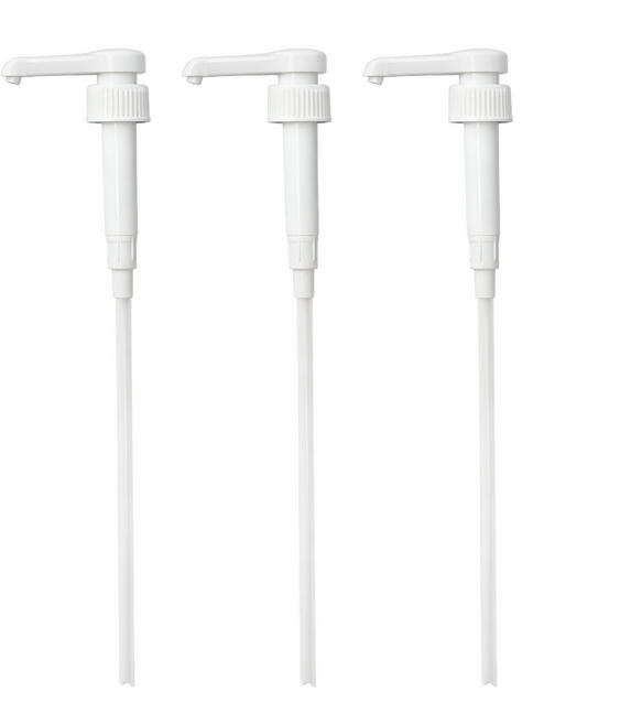 대상 카페 시럽 펌프 포모나 다빈치 범용 7ml 안 튀는 직하분사, 화이트, 3개