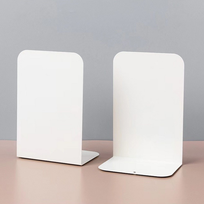 아베른 북엔드 L자 책꽂이, WHITE