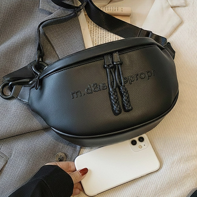 TLM 남녀공용 데일리 여행용 체인 크로스백