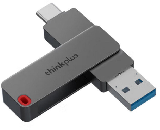 레노버 띵크플러스 USB3.2 듀얼 인터페이스 USB 메모리 TPU301, 1개, 32GB