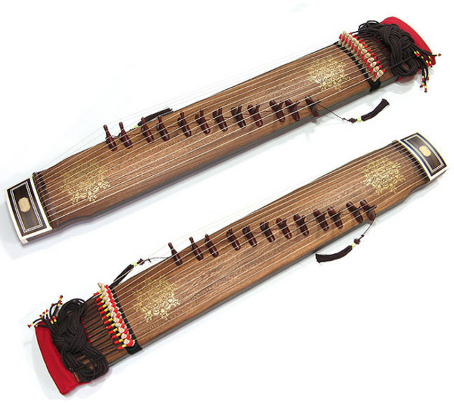 한울림국악기 고급가야금(금장), 조율표시필요, 1개