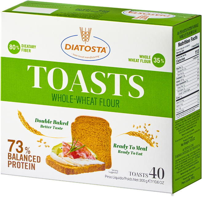 디아토스타 통밀 토스트, 300g, 1개