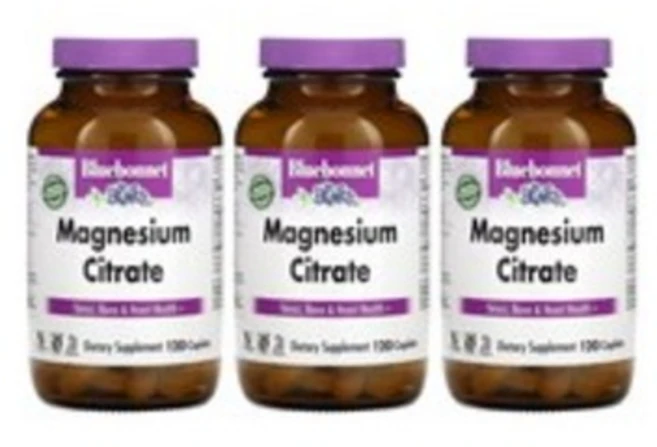 [1/2/3병 택1] 블루보넷 마그네슘 시트레이트 400mg 120정, 3개 - 쿠팡