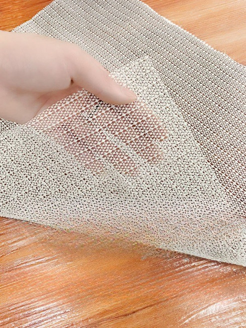 [매트리스 고정 솔루션] 미끄럼방지패드 바닥토퍼 고정 논슬립, 1cm, 1_밀크 화이트 60x60cm 재단 가능