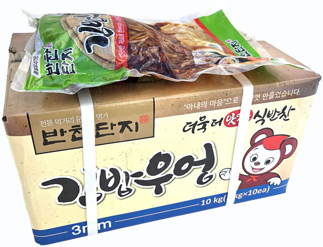 반찬단지 김밥우엉 3mm, 1kg, 10개