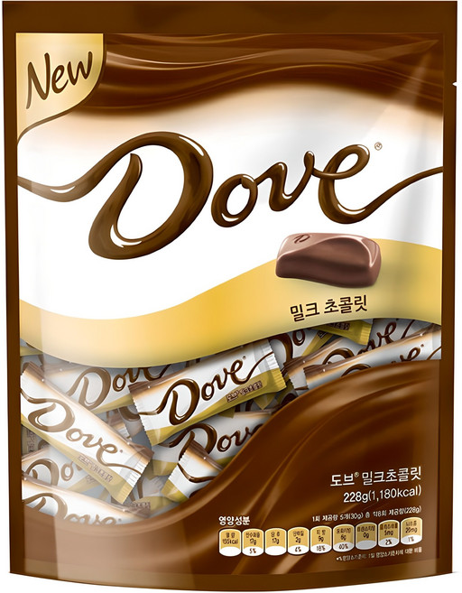 도브초콜릿 밀크, 228g, 1개