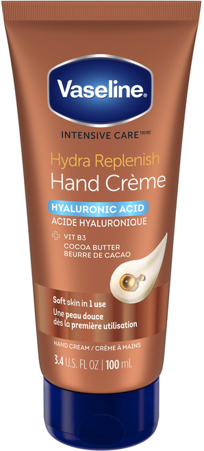 바세린 인텐시브 케어 하이드라 리플레니쉬 핸드 크림, 1개, 100ml