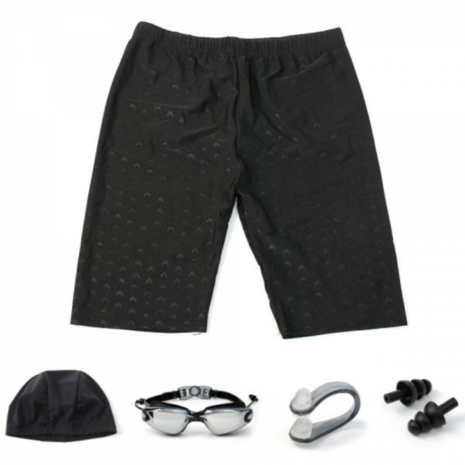 실내 남성 사각 5부 스윔수트 수영복 5종세트 범고래