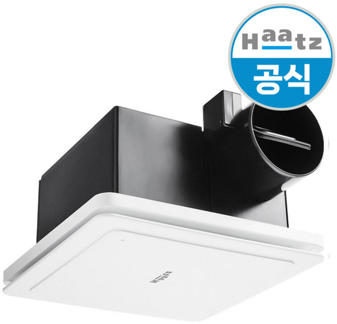 Haatz 정풍량 욕실 화장실 환풍기 마스터 HBF-M701MD, 1개, H-701MD(고정압전동댐퍼일체형)