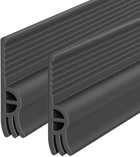 리브문 3중 바람 차단 틈새 문풍지 3.2cm X 4M, 그레이, 2개