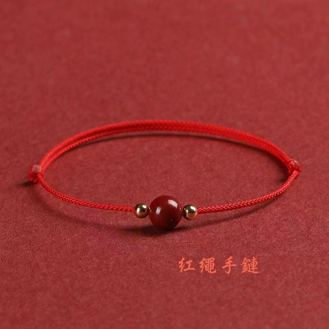 佐運門 硃砂手鍊 紅線手繩 平安 幸運
