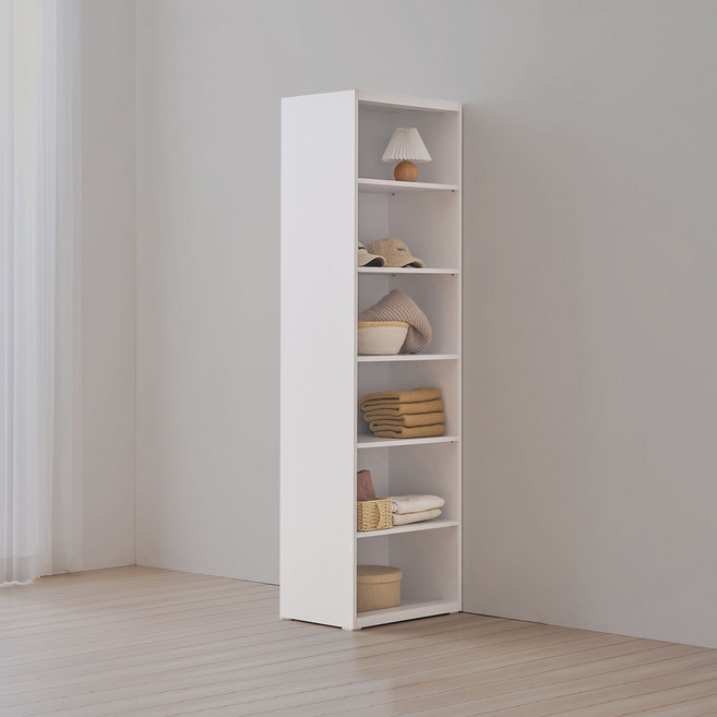 라자가구 위드 뉴빅 옷장 400 선반측면장, 화이트