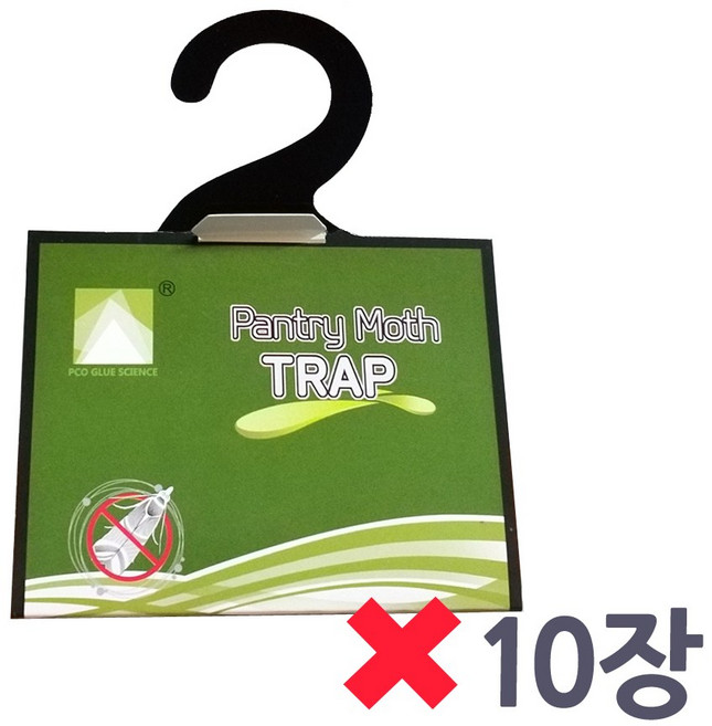 토비 화랑곡나방 퇴치 트랩 쌀벌레 플러스, 화랑곡나방 트랩 x 10장, 10개