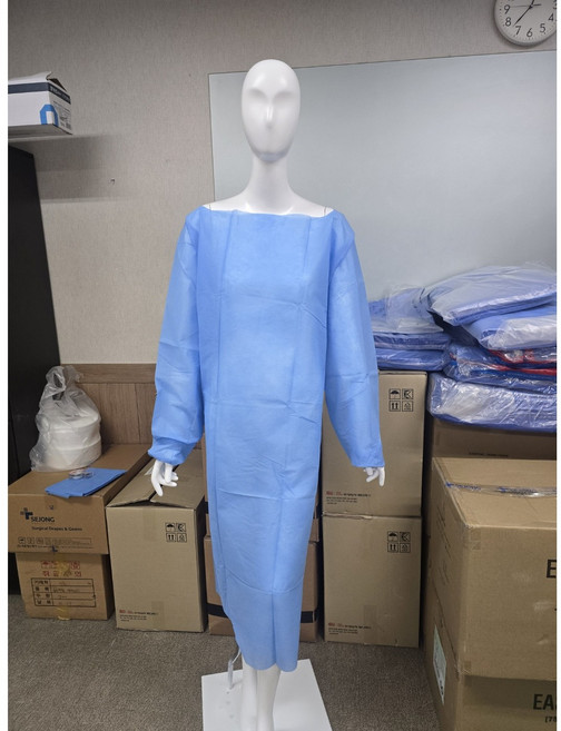 클린손케어 PP가운 부직포가운 일회용가운 (5매 포장), 30개