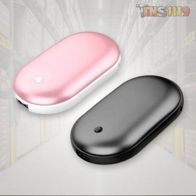 티엔에스 손난로 보조배터리 컴우드 CW-W3600 블랙 3600mAh 3단온도조절 1개