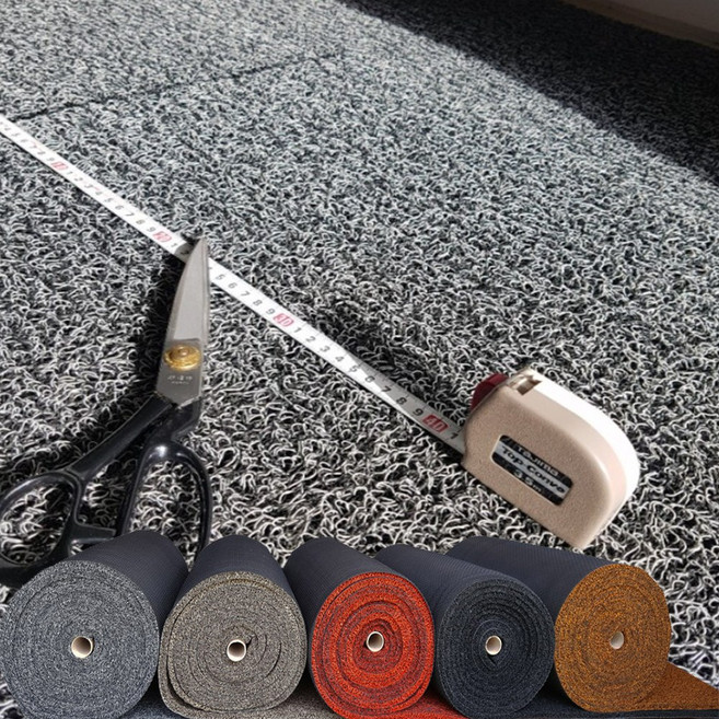 아이빌 잘라쓰는 코일매트 코일 현관매트 60 x 90 cm 두께 20mm, 레드, 1개