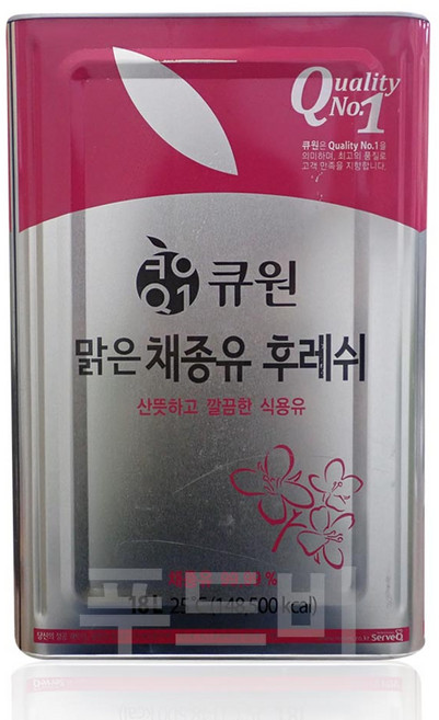 삼양사 큐원 맑은 채종유 후레쉬 18L, 1개