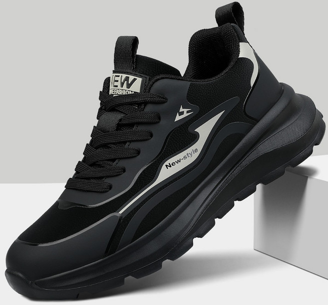 FvaBzon 남성용 방수 통기성 데일리 운동화 트렌디 미끄럼 방지 러닝화