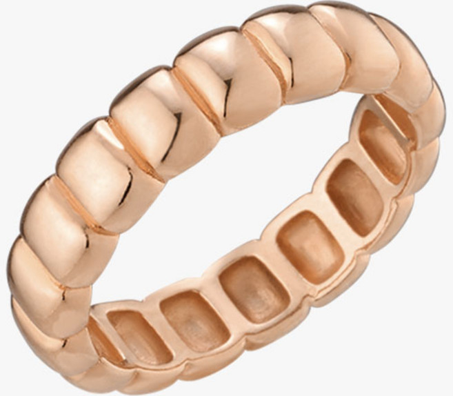 골드앤디어 볼륨 스퀘어 라인 반지