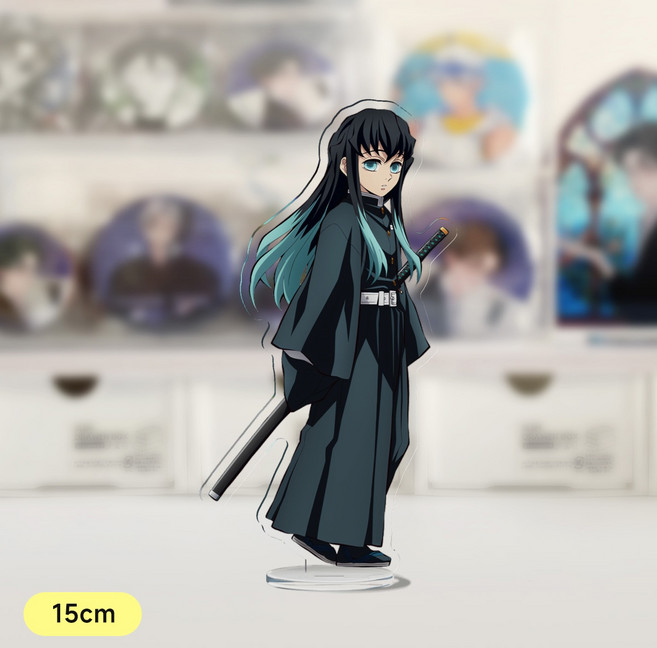 귀멸의 칼날 아크릴 스탠드 귀칼 굿즈 무한성 피규어, 무이치로