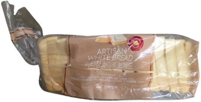 신라명과 아티장 화이트 브레드 식빵, 1개, 1.02kg