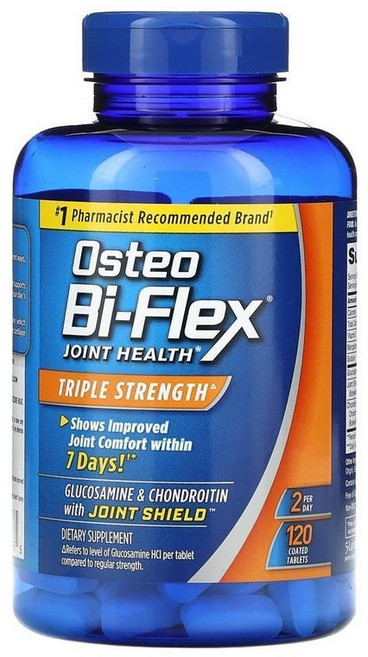 Osteo Bi-Flex 오스테오 바이플렉스 조인트 헬스 트리플 스트렝스 + 비타민 C 120정, 1개