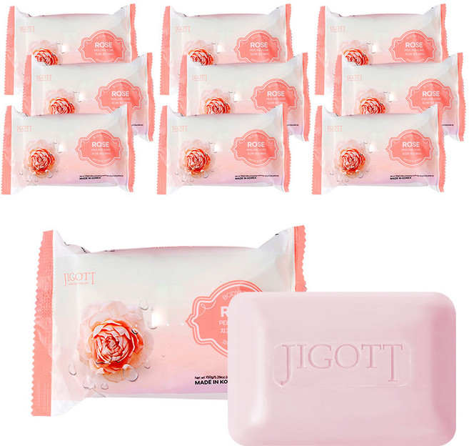 지고트 로즈 때비누 향기로운 목욕 바디워시 10개, 150g, 10개입