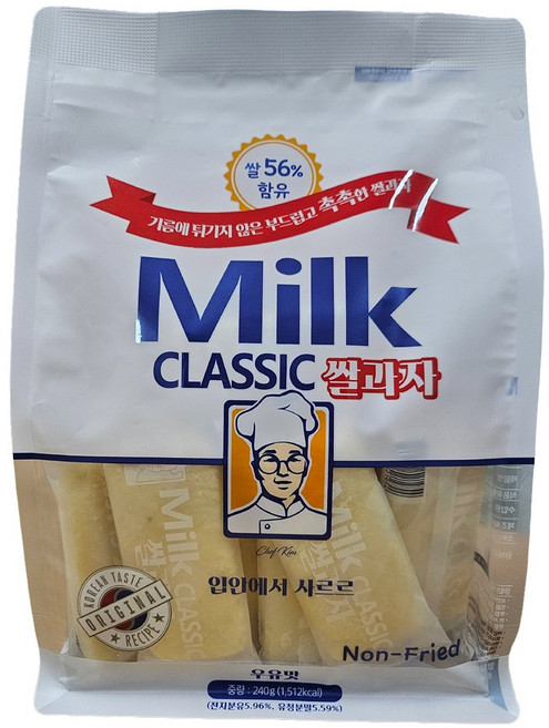 밀크클래식 쌀과자 우유맛, 240g, 1개