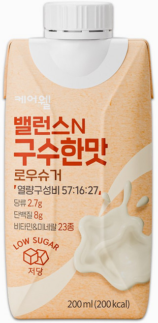 케어웰 밸런스N 구수한맛, 200ml, 10개