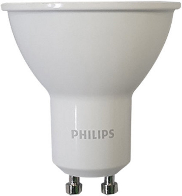 필립스 LED램프 4.5W GU10 할로겐50W대체용전구 LED SPOT 스팟전구 빔각도36도, 1개, 주광색