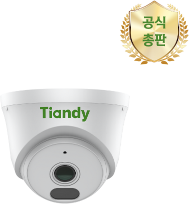 Tiandy 텐디 FHD 돔 실내 200만화소 카메라 IP CCTV TK-IP82TN 2.8mm TK시리즈 I3EYCV2.0, 1개