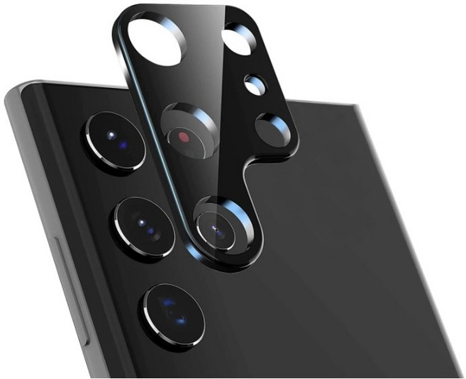 스톤스틸 갤럭시 S22 플러스 울트라 3D 라운딩 블랙 풀커버 카메라 렌즈 보호 방탄 강화유리 필름, 3D풀커버 카메라 1매, 1개