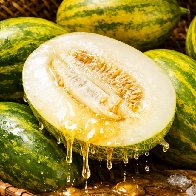 [재구매율1위]산지직송 초고당도 제철특가 개구리참외 파파야메론, 1박스, 3kg