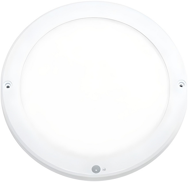 번개표 LED 엣지타입 원형 센서등 20W 220mm, 화이트 + 주광색, 1개