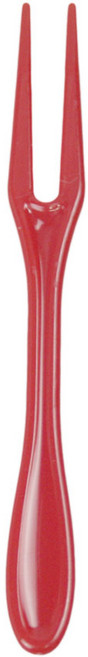 [일용상회]두발 미니 포크 CI 84mm 벌크포장 5000개 빨강 과일 디저트 두날포크, 1개, 5000개입