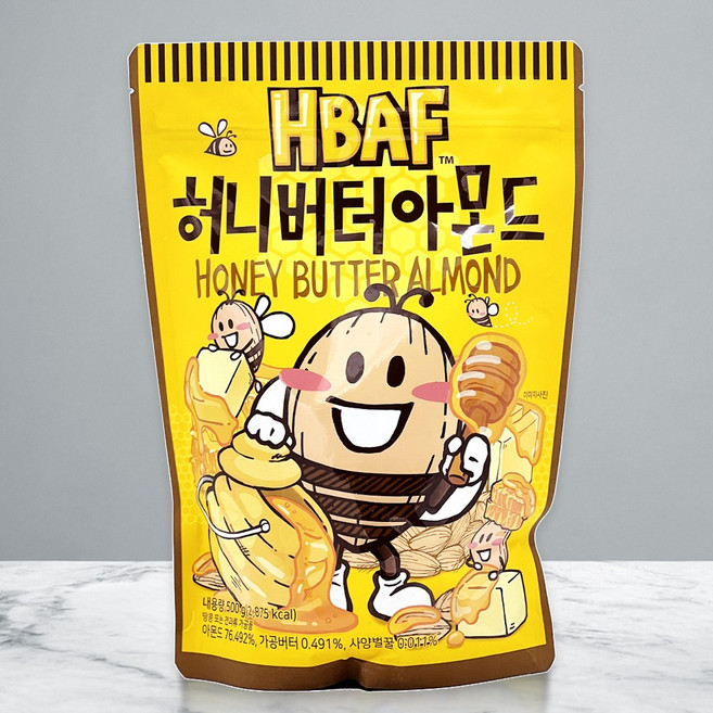 탐스팜 허니버터아몬드, 500g, 1개