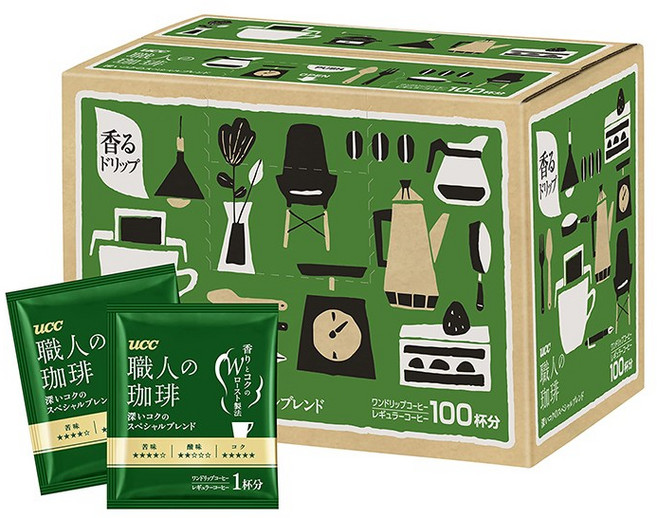 UCC 유씨씨 아티산 장인 드립커피 딥리치 스페셜블렌드 100개입, 700g