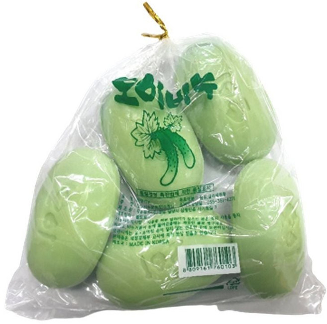 업소 목욕탕 사우나 실속형 위생 오이비누 실속형 세트 5P, 120g