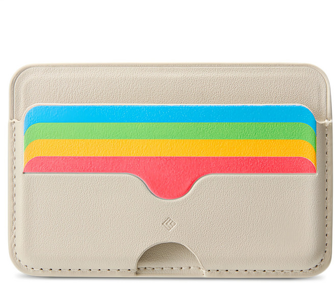 슈피겐 아이폰 맥세이프 카드 지갑 3장 수납 케이스올로지 폴더팝 AFA07232, 레인보우, 1개